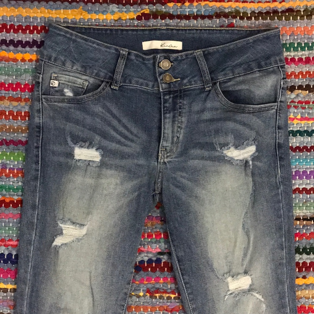 KanCan distressed Stretch Skinny 29 NWOT